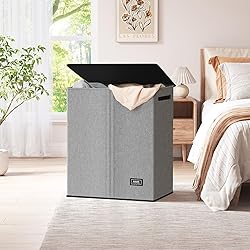 SOLEDI Double Laundry Hamper with Lid and Removable