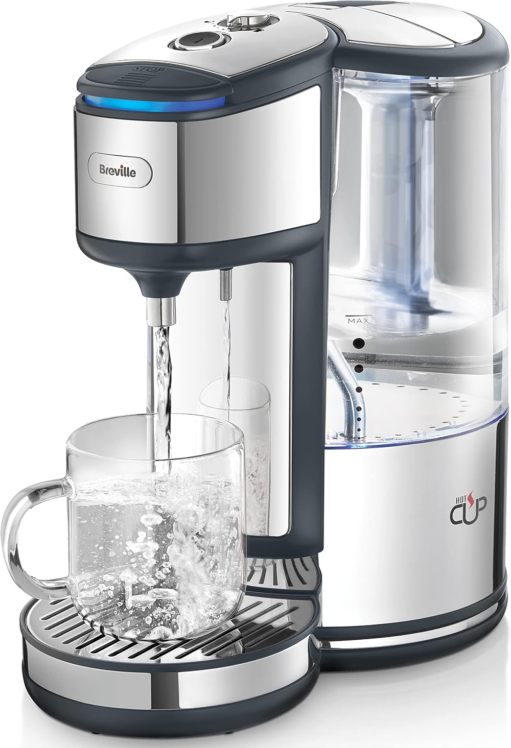 Breville HotCup Hot Water Dispenser 1.8L 3kW Fast Boil Brita Filter VKJ367