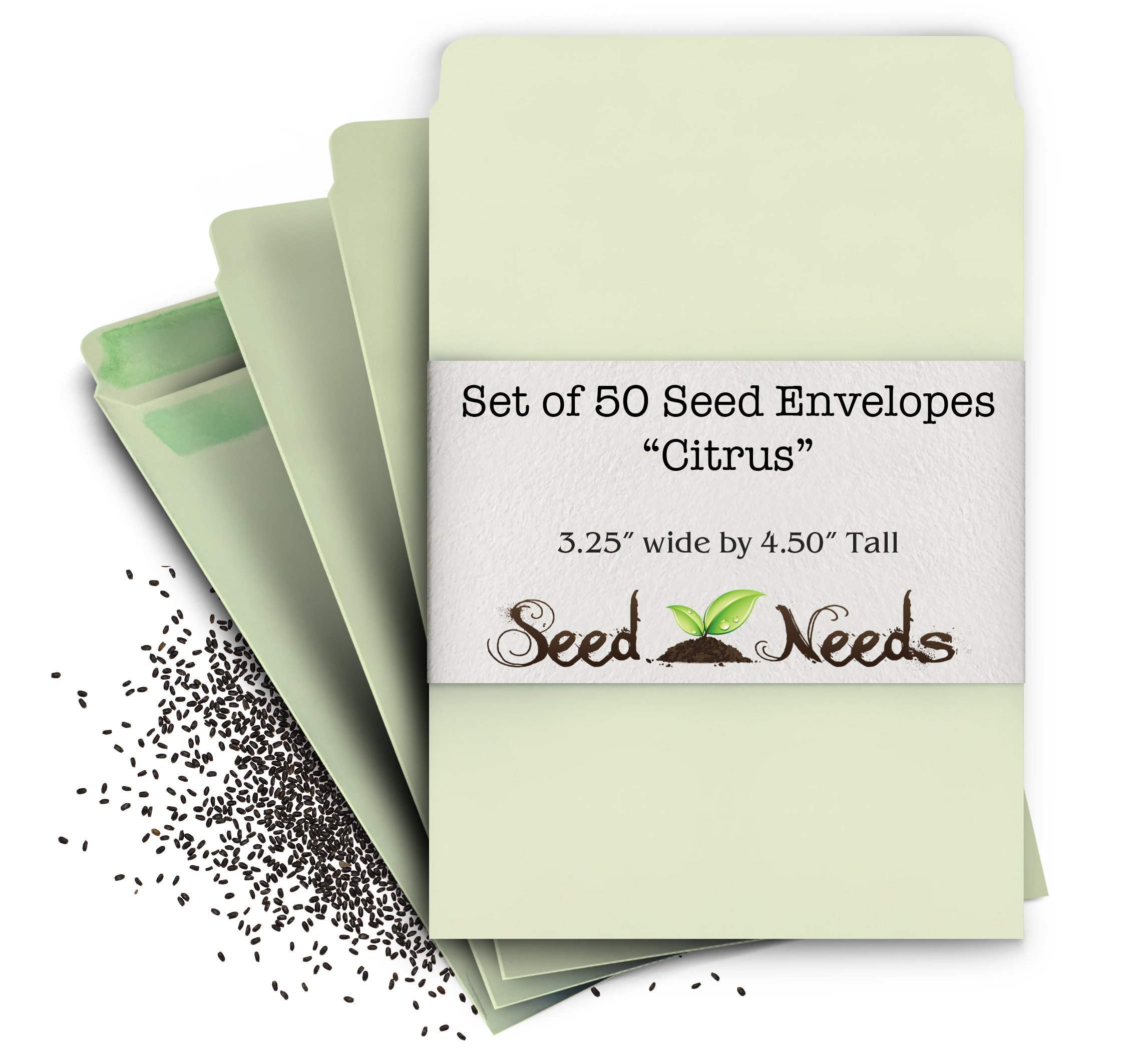 50 Blank Citrus Green Seed Envelopes Self Sealing Customize Your Own Seed Packets Buy Online In Belgium At Desertcart Be Productid 12758520