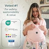 KOALA BABYCARE Koala Babycare Baby Sling Easy to Wear Pink Ergonomic view 2