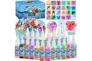 URMYWO Magic Water Elf Toy Kit, Water Gel Kit Pets, 20 Gels & 24 Molds, Make Your Own Squishies Sensory Toys for Kids, DIY Craft Kits, Christmas Stocking Stuffers, 4 5 6 7 8 9 10 Year Old Boy Girl Gifts