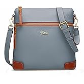BOYATU Leather Crossbody Bag for Women: Designer Shoulder Purse for Travel - Trendy Genuine Leather Handbag for Everyday