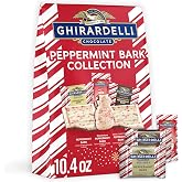 GHIRARDELLI Limited Edition Peppermint Bark Collection, 10.4 oz Bag &ndash; Holiday Chocolate Gift Assortment with Dark &amp; Milk Chocolate Peppermint Candy