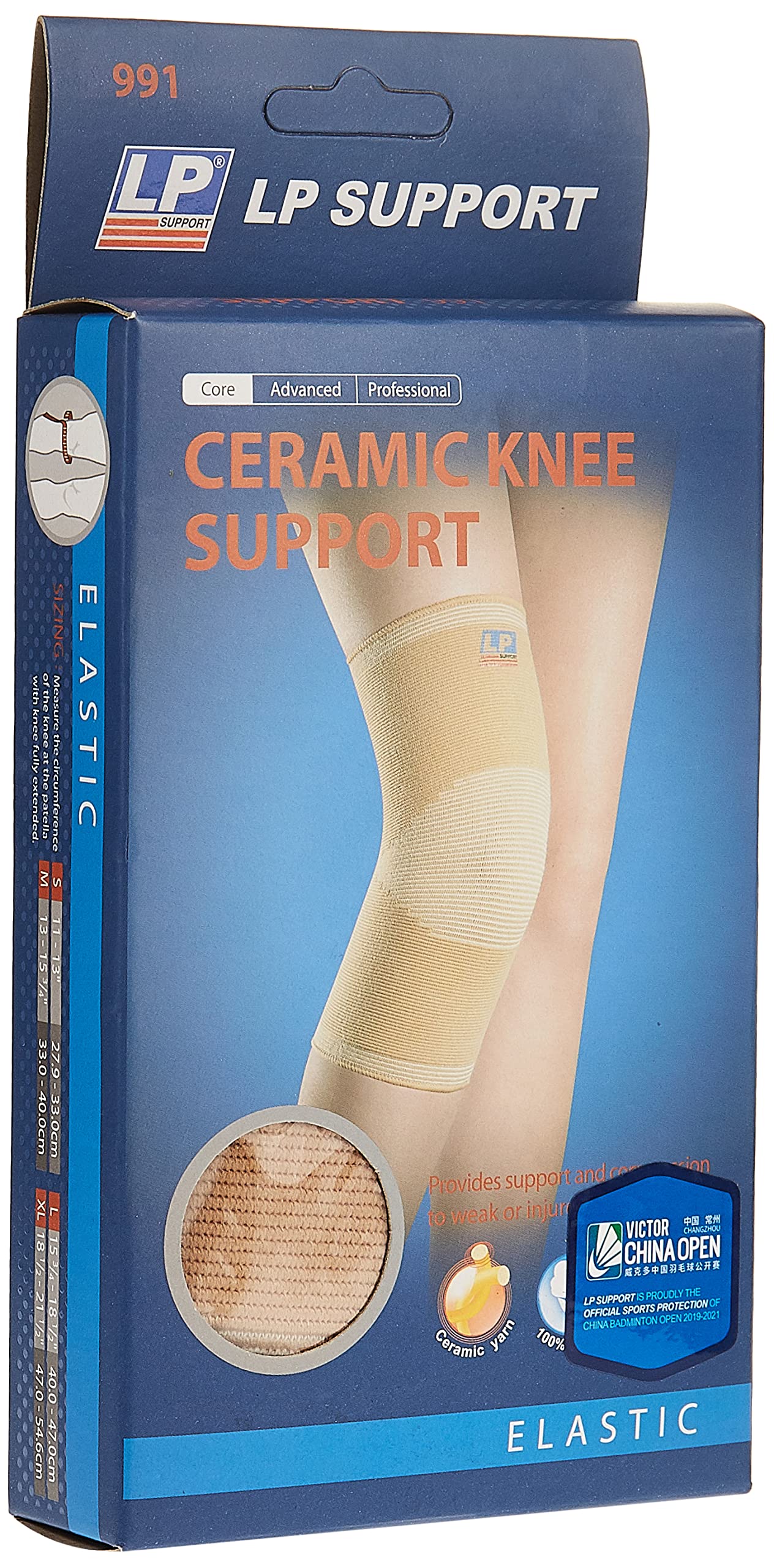 LP SUPPORT X-Large Ceramic Knee Support