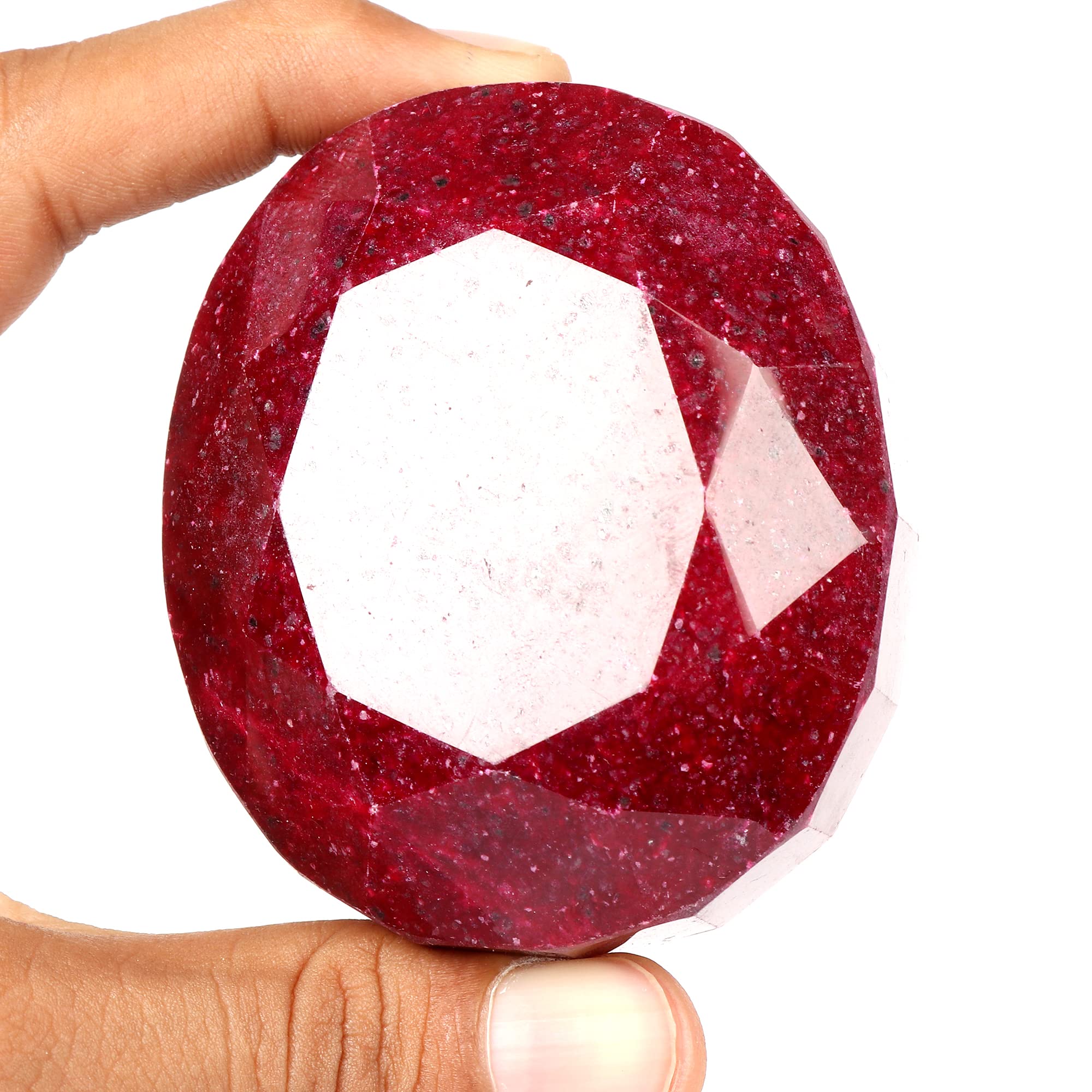GEMHUB Natural Red Ruby 2028.5 Ct Oval SI1 Clarity Huge Grade Ruby, Collectible Gemstone