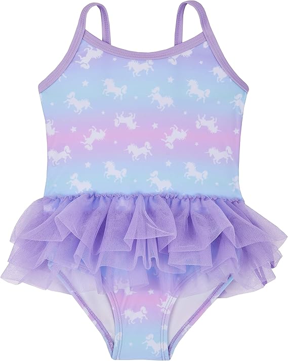 Minikidz Girls Novelty Unicorn Swimming Costume Amazon.co.uk Clothing