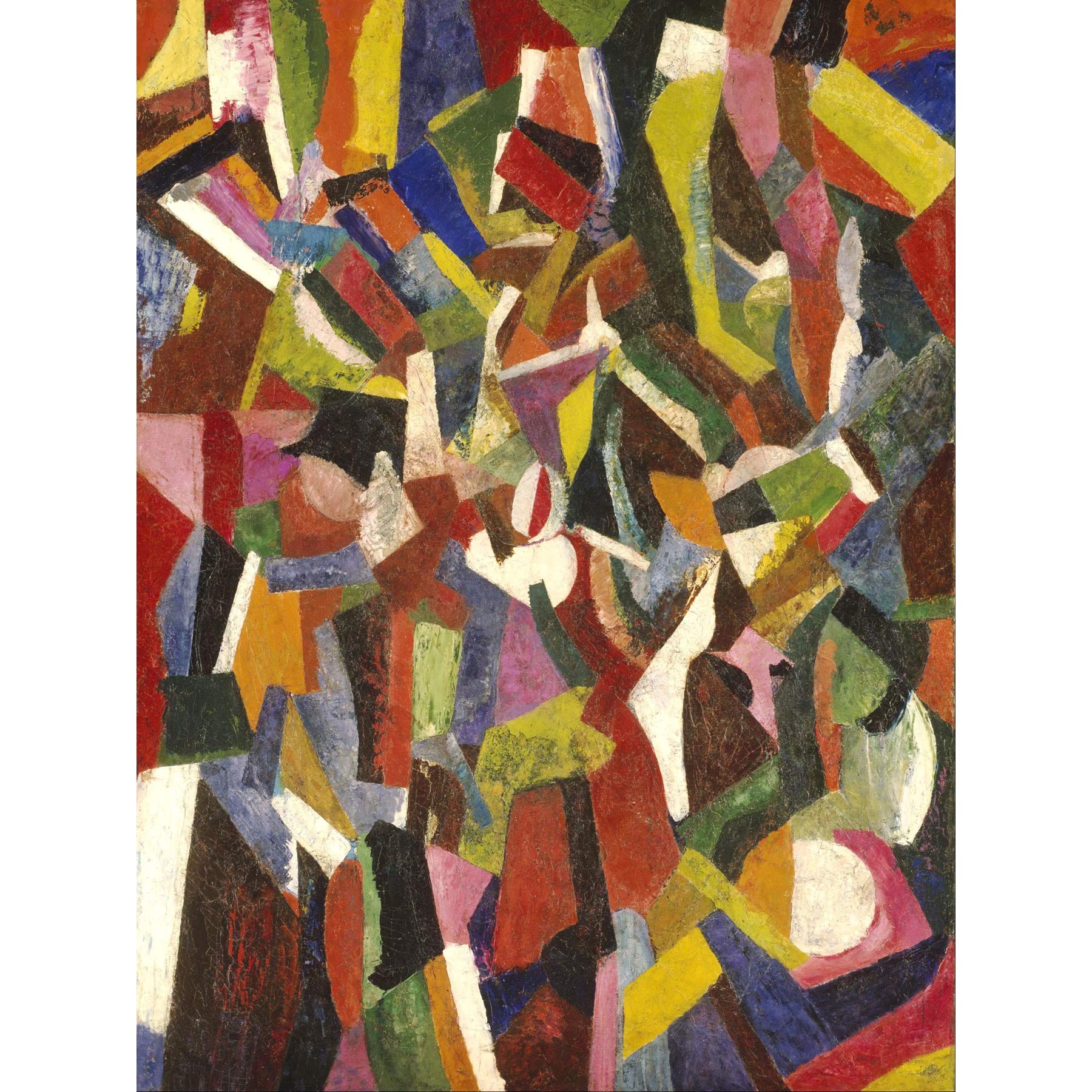 Bruce Composition Vi Abstract Cubist Painting Large Wall Art Print Canvas Premium Mural