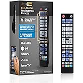 UltraPro Backlit One Touch Instant Pairing Replacement Remote Pre-Programmed for Samsung, Sony, LG, Vizio, Roku TV 2 Device 8