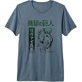 Attack on Titan Season 3 Levi Kanji Gradient AOT Anime Premium Tri-blend T-Shirt