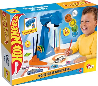 Liscianigiochi HOT WHEELS Projector Drawing School Educational Toy 5+