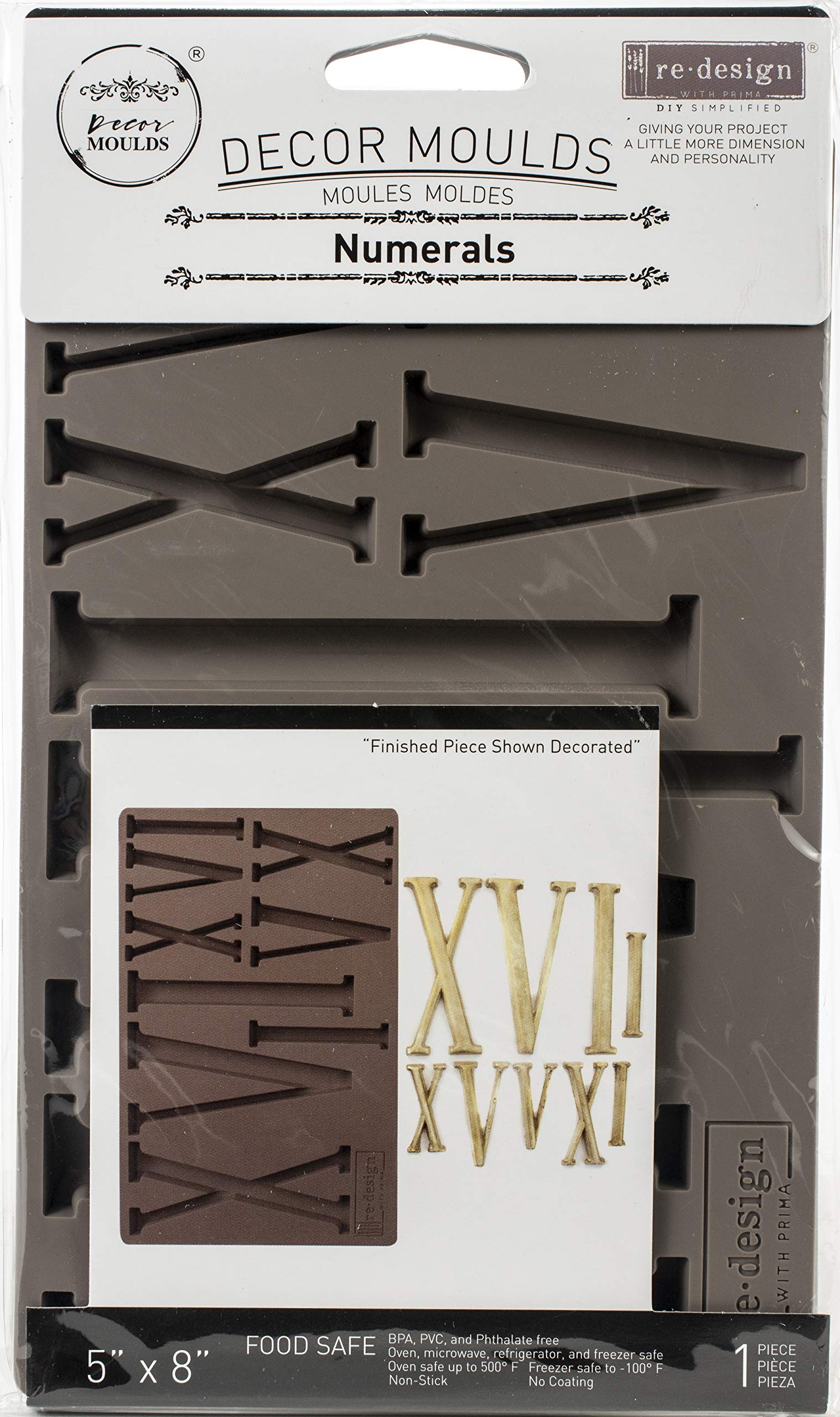 PRIMA MARKETING INC Redesign Mould 5X8 Numerals, One Size