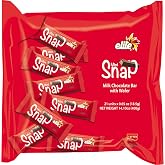 Elite Mini Kif Kef Snap Chocolate (21 Bars) Delicious Chocolate Wafer Covered in Heavenly Dairy Chocolate, Made in Israel