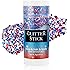 Mysense Patriotic Red White and Blue Face Hair Body Glitter Stick,4th of July Outfits and Accessories for Women Kids,USA Flag