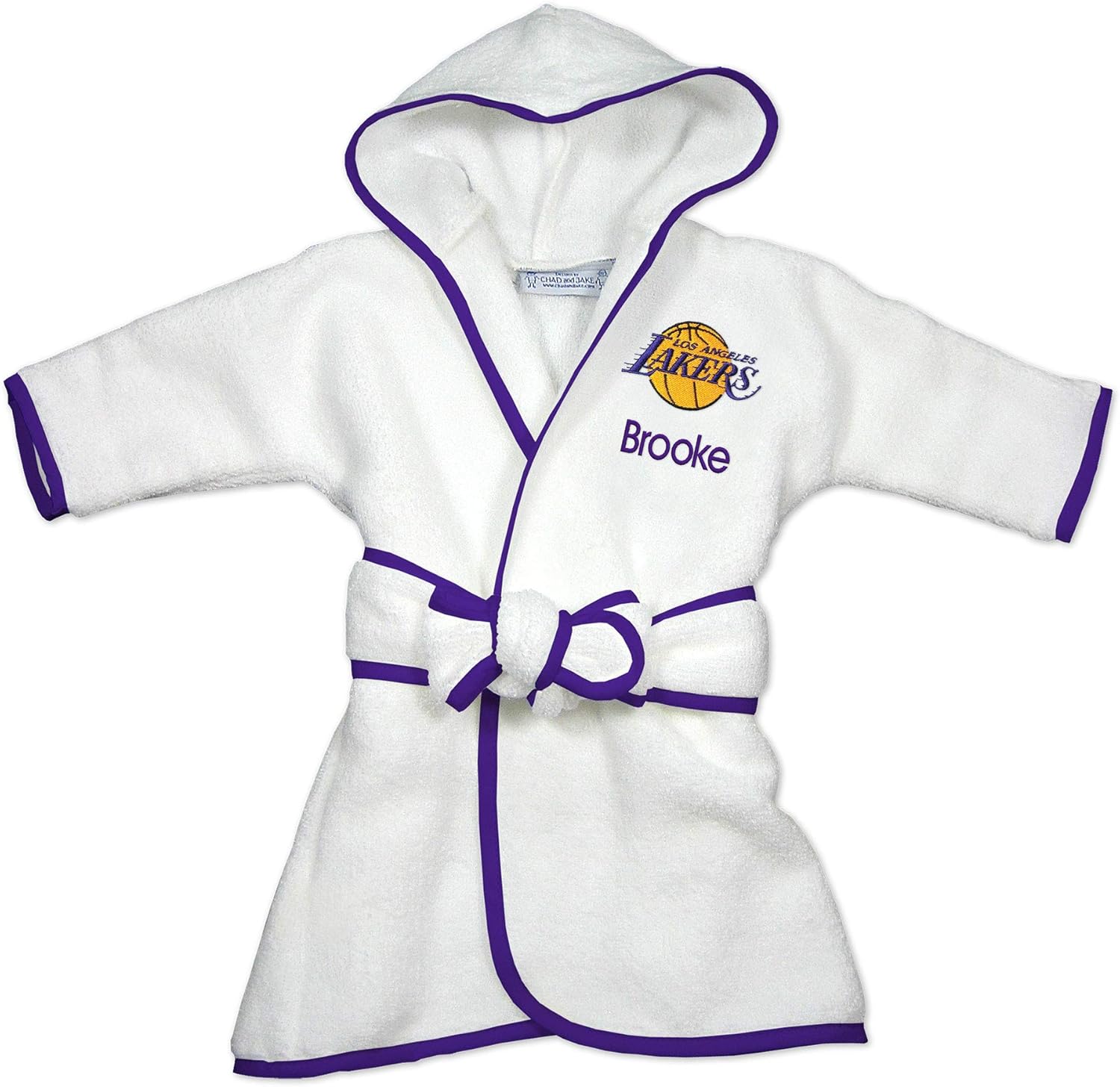 monogrammed baby robe