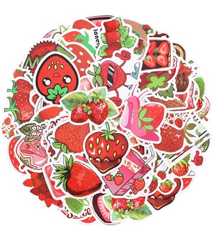 Laptop Water Bottle Decals Strawberry Shortcake Sticker Pack - 3 ...