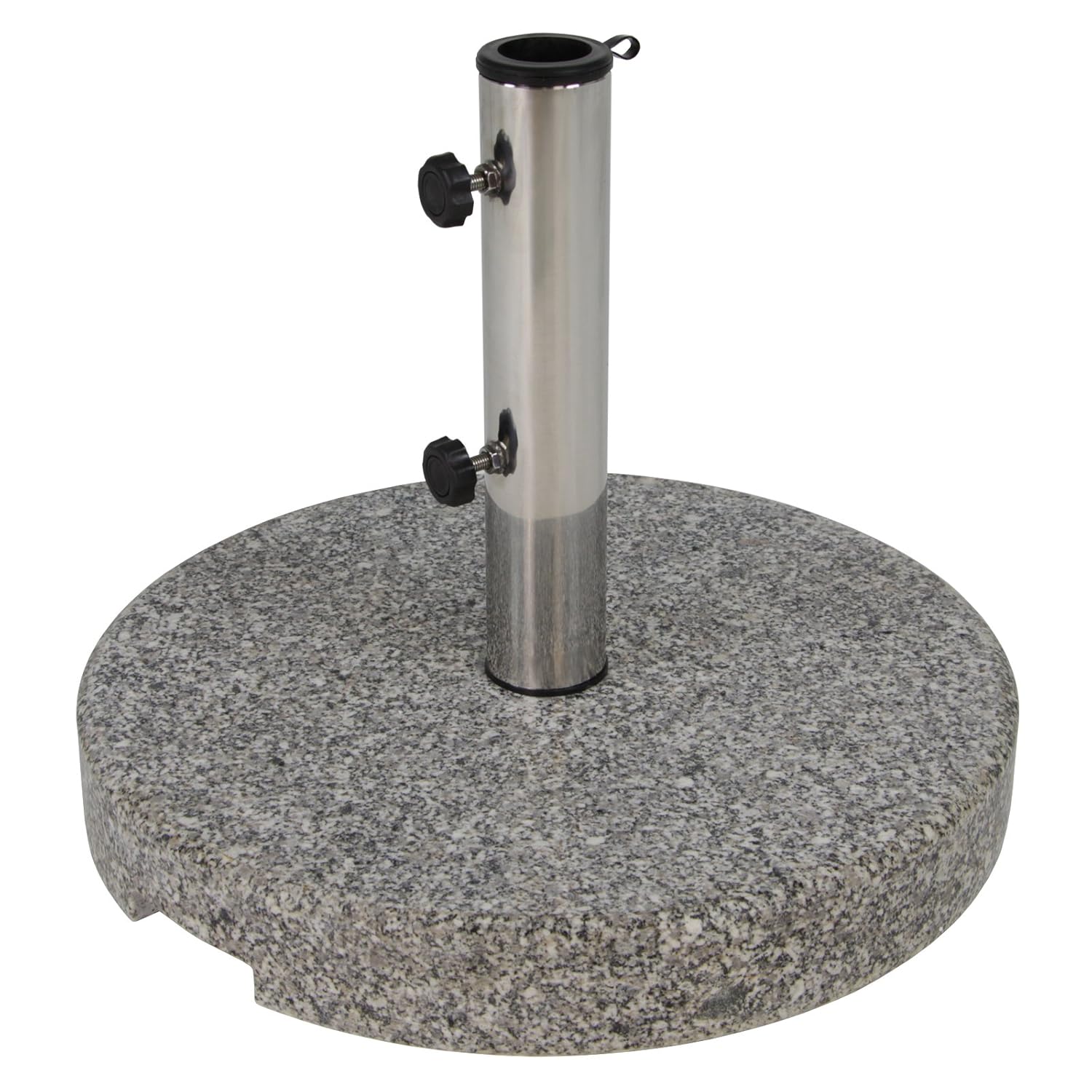 Sonnenschirmständer Granit RUFFIO rund 30 kg Schirmständer mit