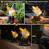 TickTime Solar Garden Gnome Lights - Funny Outdoor Gnomes Gift for Mum Grandma view 5
