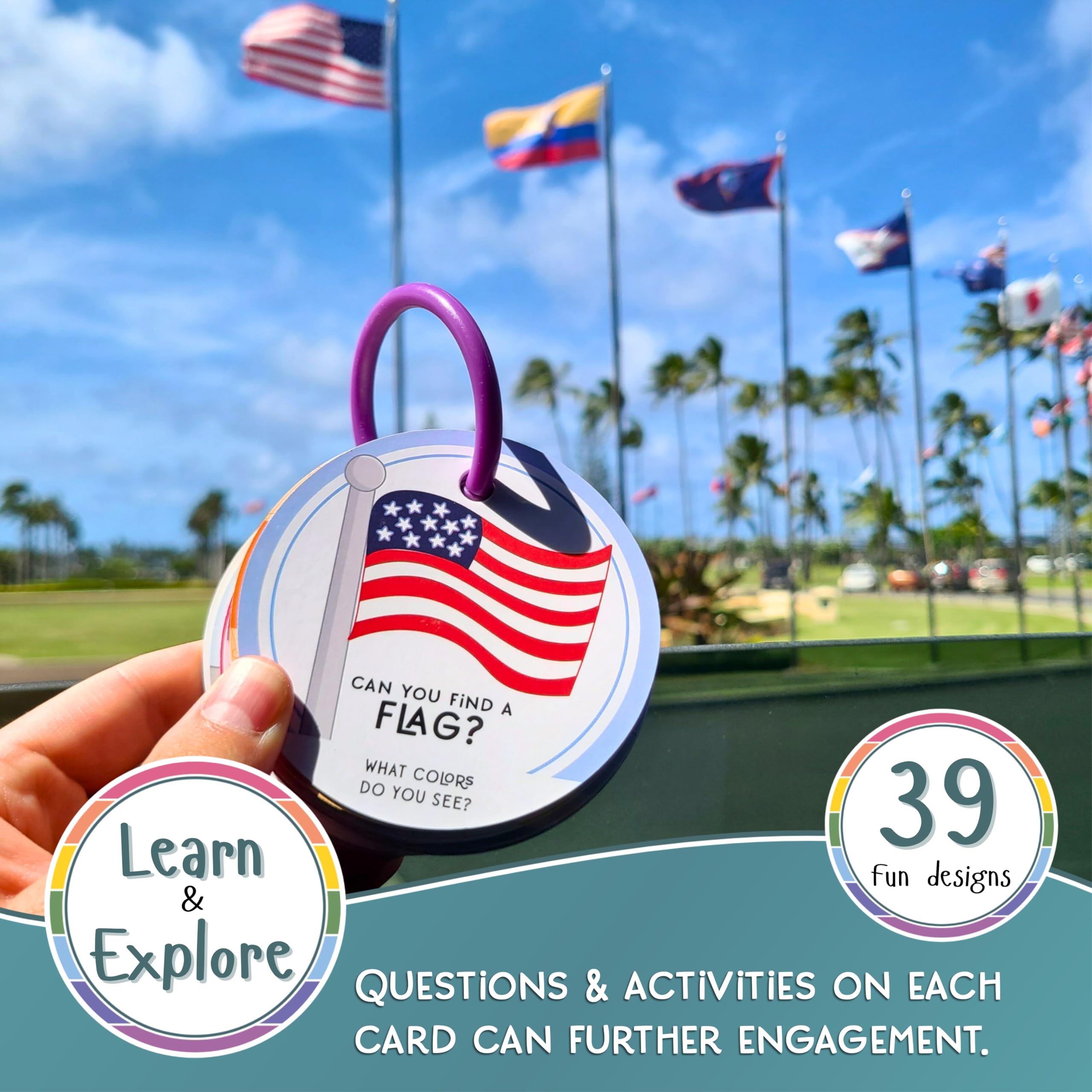 Children's Scavenger Hunt: Travel Edition | Toddler Car Activities | Road Trip Toys | Games for 2, 3 Year Old's & Up | Kids Educational Scavenger Hunt Cards