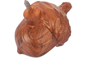 Milisten Small Resin Acorn Decorative Wall Hook Multipurpose Hanging Hook for Home Use Balcony Coat Rack