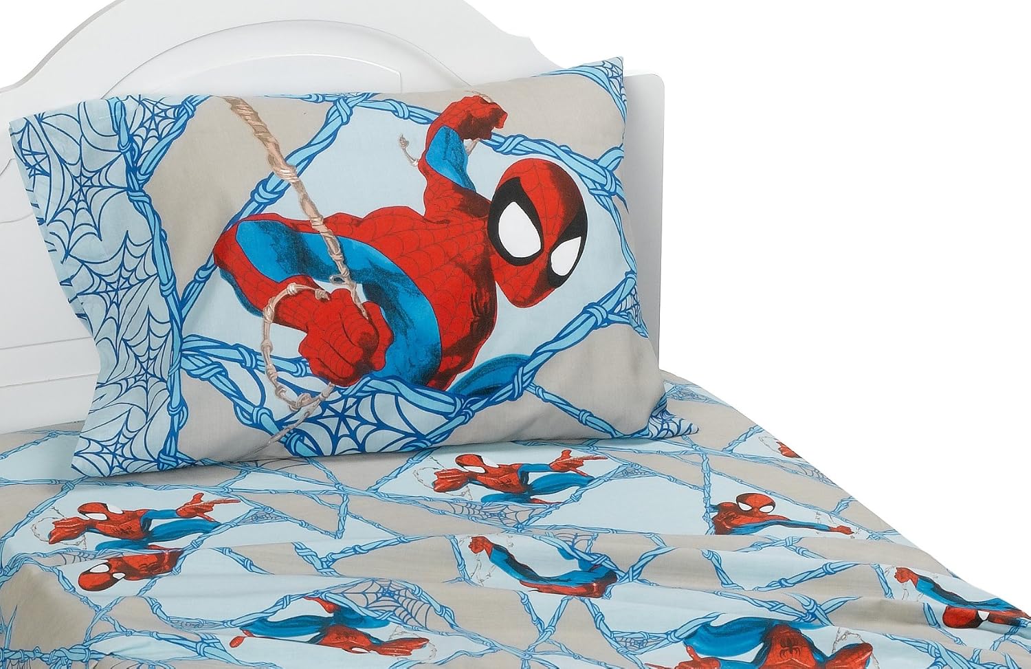 Amazon Spiderman Twin Sheet Set City Scape Home Kitchen