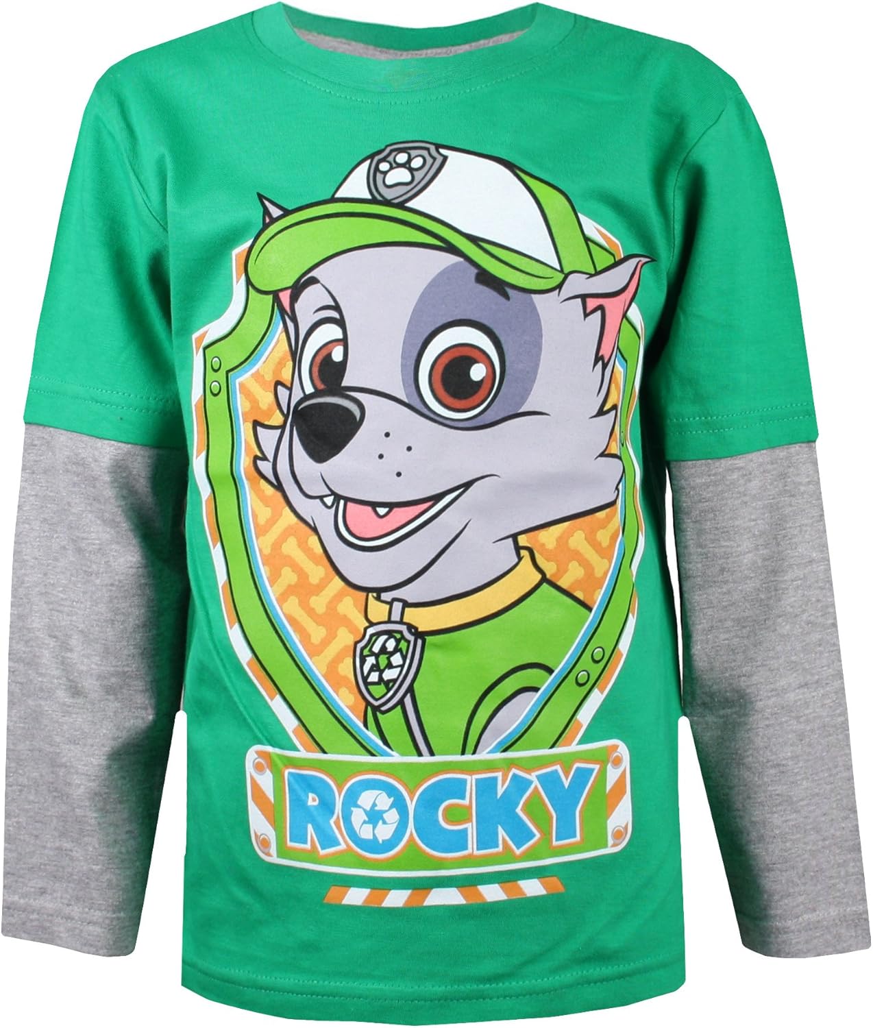 PAW PATROL Jungen Rocky Shield Langarmshirt: Amazon.de: Bekleidung