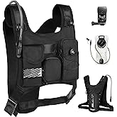 OUTSKIRT Hydration Backpack Vest Bag Lightweight Adjustable Pack with 2L Water Bladder Chest Bag for Hiking Cycling Hunting Climbing for Women and Men