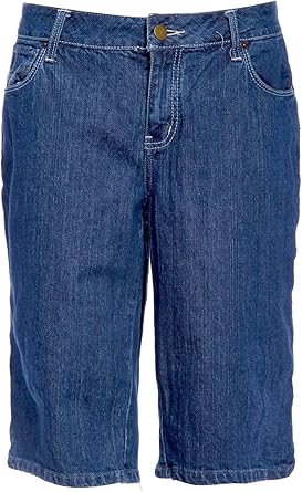 ladies denim boyfriend shorts