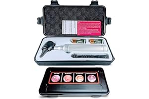 DOCTOR MOM OTOSCOPE 5th Gen Dr Mom Professional Otoscope - Full-Size with Our Largest Lens, Complete with Batteries and Hard Travel Case