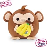 Snackles Series 2 Monkey Plush Toy 35 cm Medium Dole Licensed Snack view 2