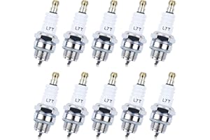 L7T Spark Plug for NGK BPMR7A - 10 Pack Sparkplugs for Champion CJ8 RCJ6Y RCJ7Y & More 2-Stroke Engine, Adofol Spark Plugs fo