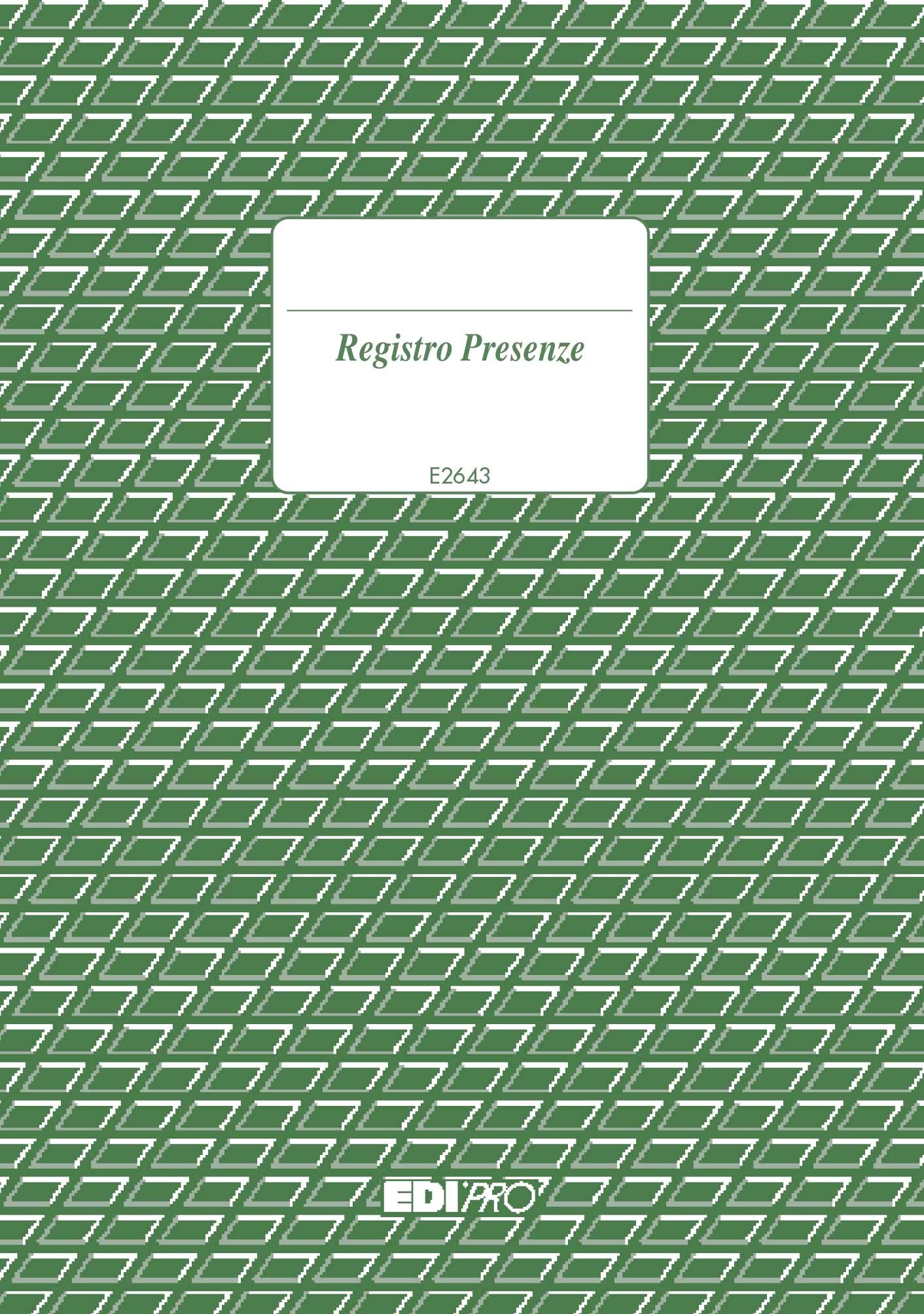 Edipro E2643 Attendance Register, 96 Pages, 17 x 12 cm