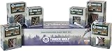 Timber Wolf 5mm Woodscrew Assortment Pack 600 Zinc Yellow #6x Drive Bits