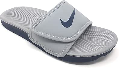 grey mens nike slides