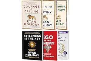 The Ryan Holiday Masterpiece Collection: 6 Books Set (Stillness Is The Key, The Obstacle Is The Way, Ego Is The Enemy, Courage Is Calling, Discipline Is Destiny and Right Thing, Right Now)