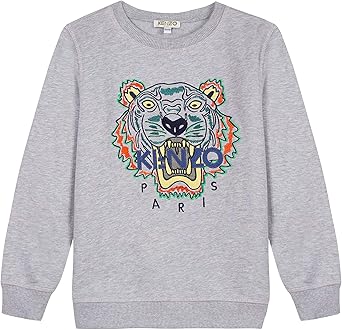 felpa kenzo grigia e blu