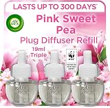 Air Wick Plug In Diffuser Triple Refill Pink Sweet Pea 3 x 19ml Long Lasting