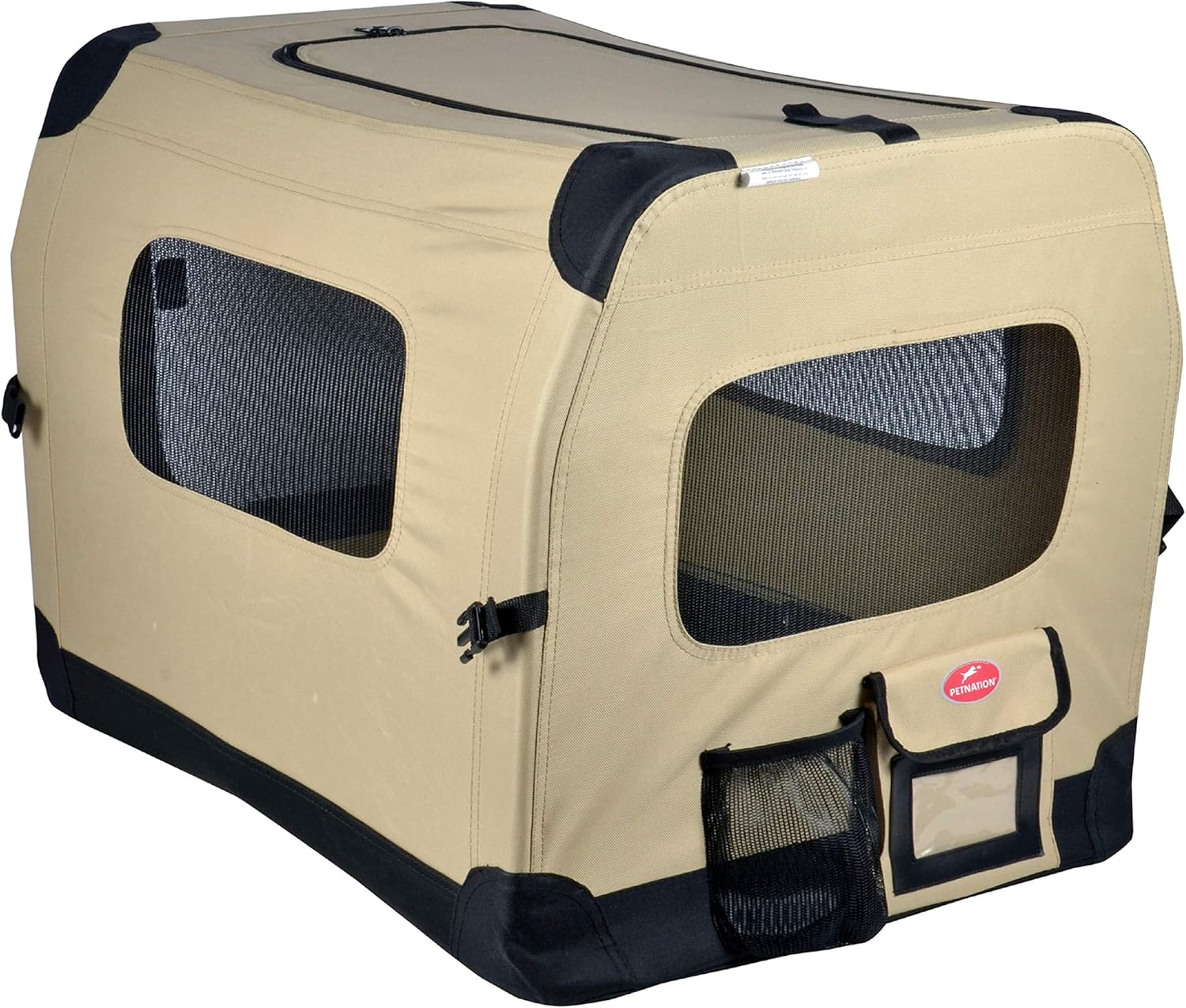 Petnation 612 Port-A-Crate Indoor and Outdoor Home for Pets 32 Inch : Pet Kennels : Pet Supplies