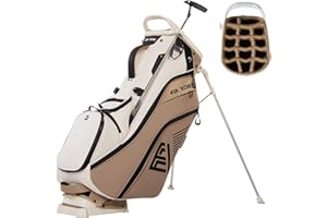 ASK ECHO Golf ST-14 Hybrid Stand Bag with 14 Way Full Length Dividers & Quick Putter Clip