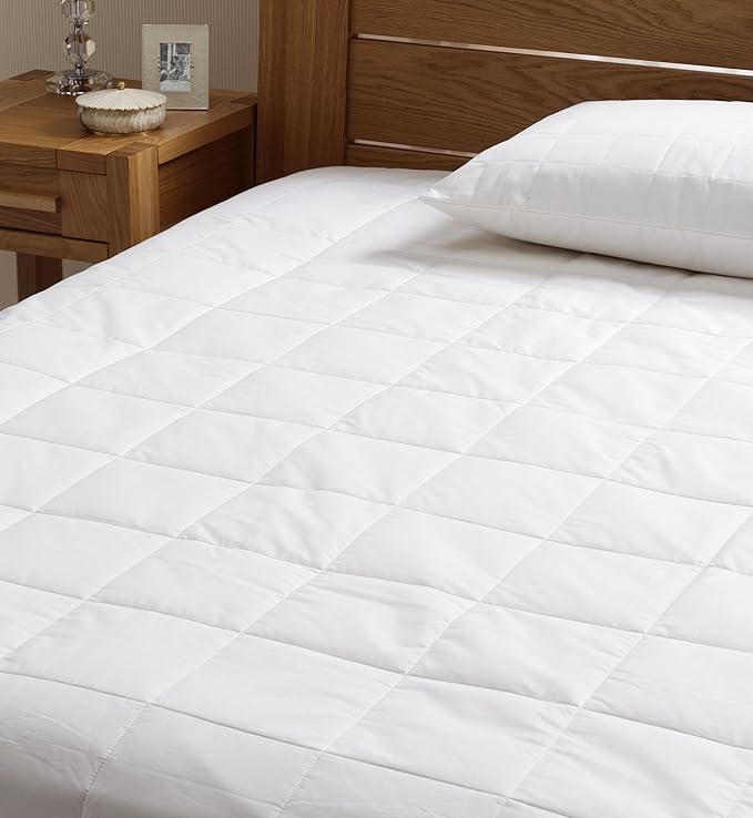 Natural Wool Mattress Protector Amazon.co.uk Kitchen & Home