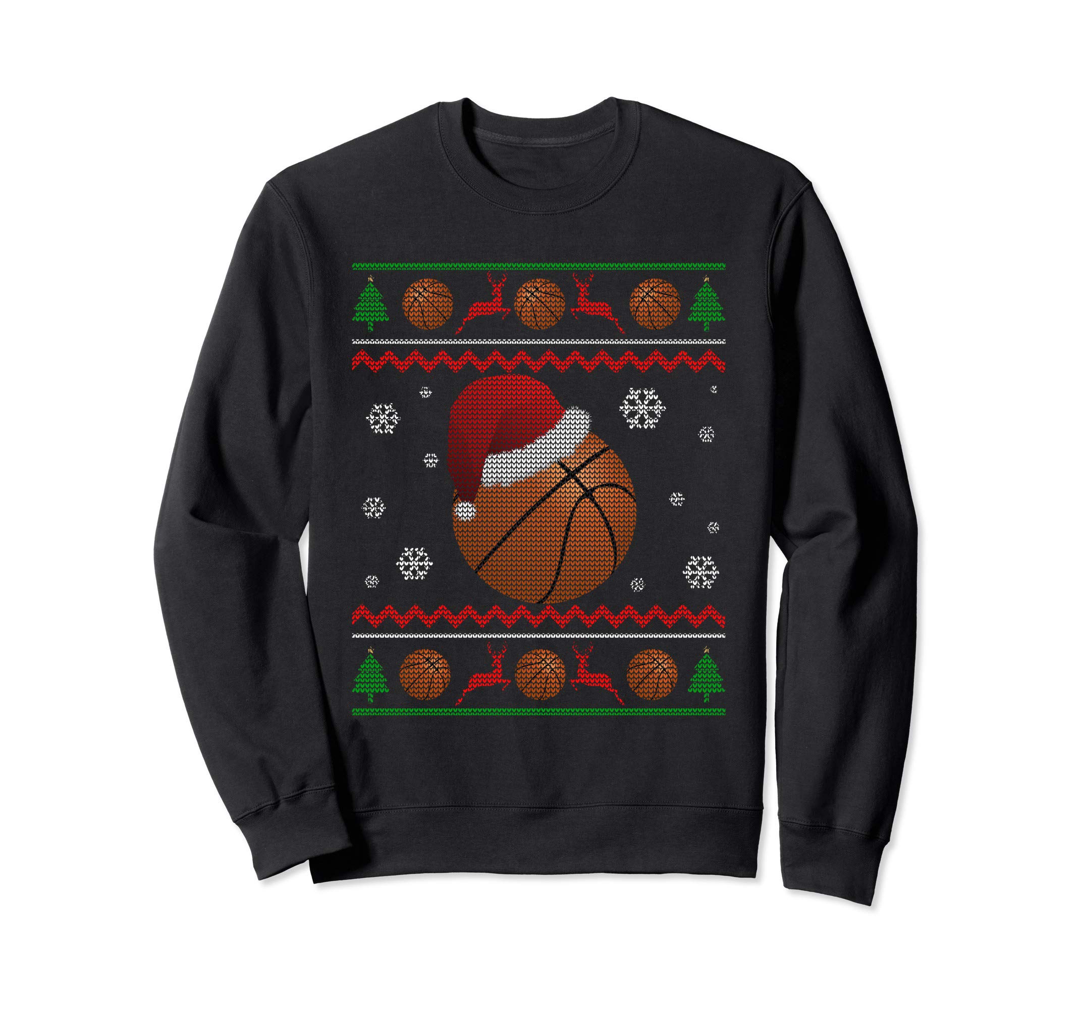 CHRISTMAS Basketball Ball Sport Player Funny Gift Sweatshirt