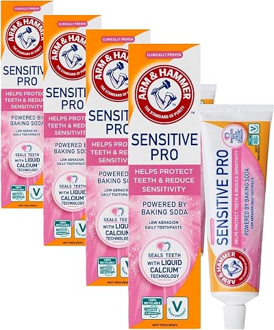 Arm & Hammer Sensitive Pro Daily Toothpaste 75ml Pack of 4