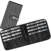 Lewis N. Clark Travel Pill Organizer, for Vitamins, Medication, Prescriptions, Or Medicine Storage, 16 Slot Pouch, Gray
