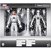 Marvel Legends Series Future Foundation Mister Fantastic &amp; Spider-Man Two-Pack, 2 Fantastic Four Comics-Inspired Collectible 6-Inch Scale Action Figures