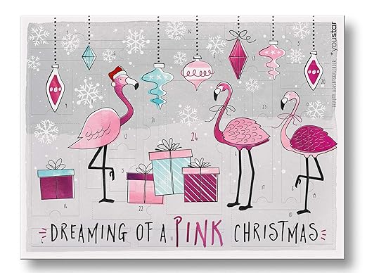 Make-Up Adventskalender&quot;PINK FLAMINGO X-MAS&quot; 2018, youstar, 24 hochwertige Produkte, Geschenkset-