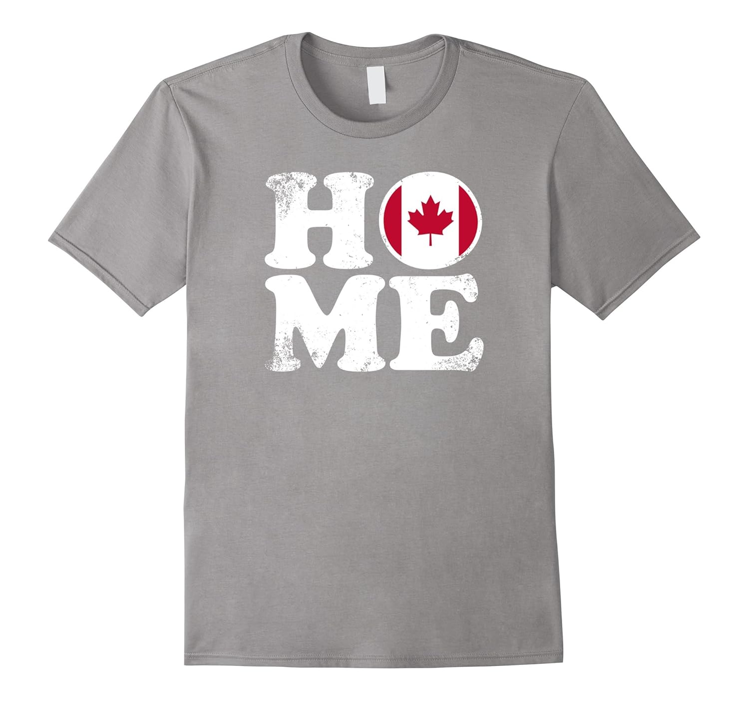 Canada Flag tShirt Home Pride Distressed Tee-Rose