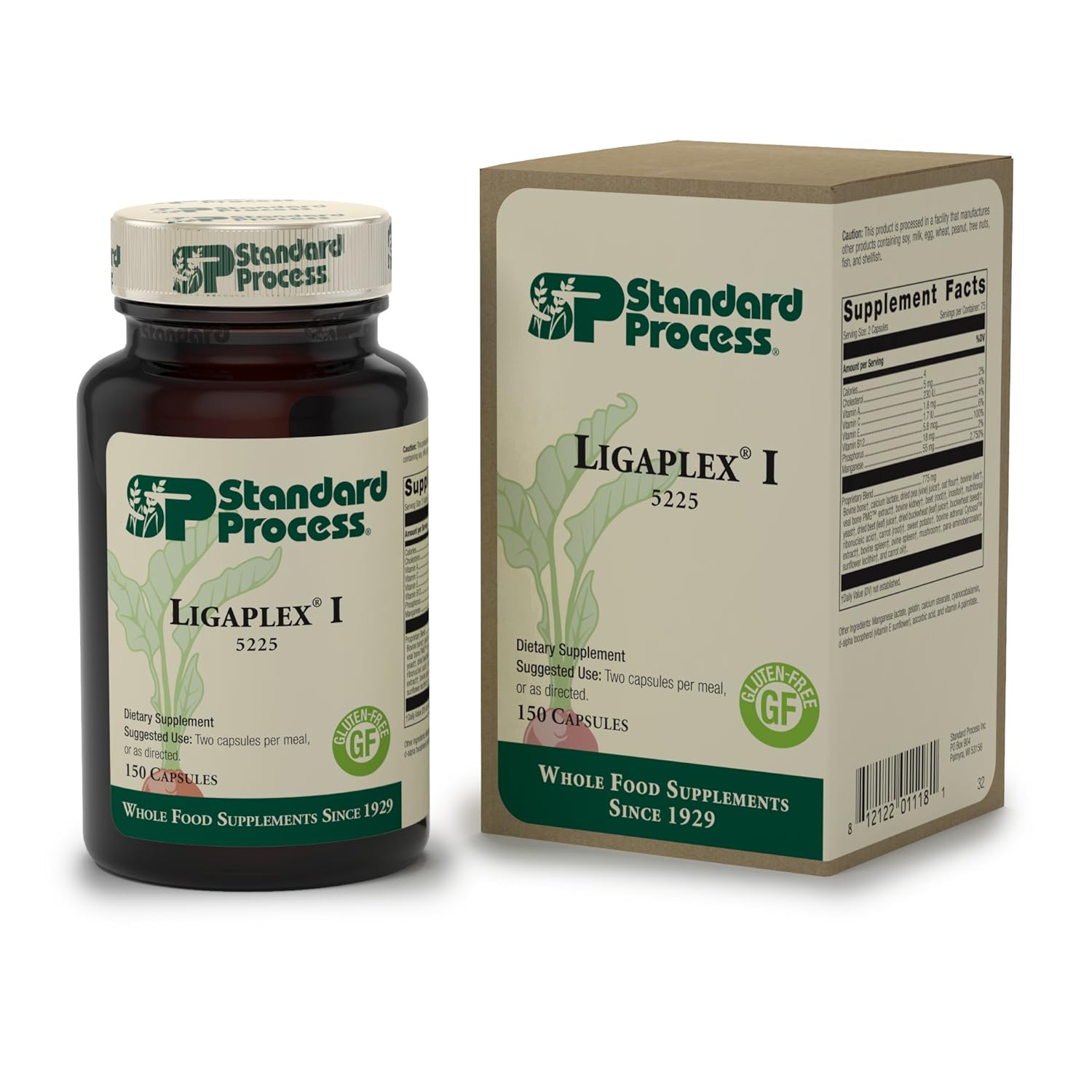 Standard Process Ligaplex I 150 Caps Connective Tissue Repair Joint