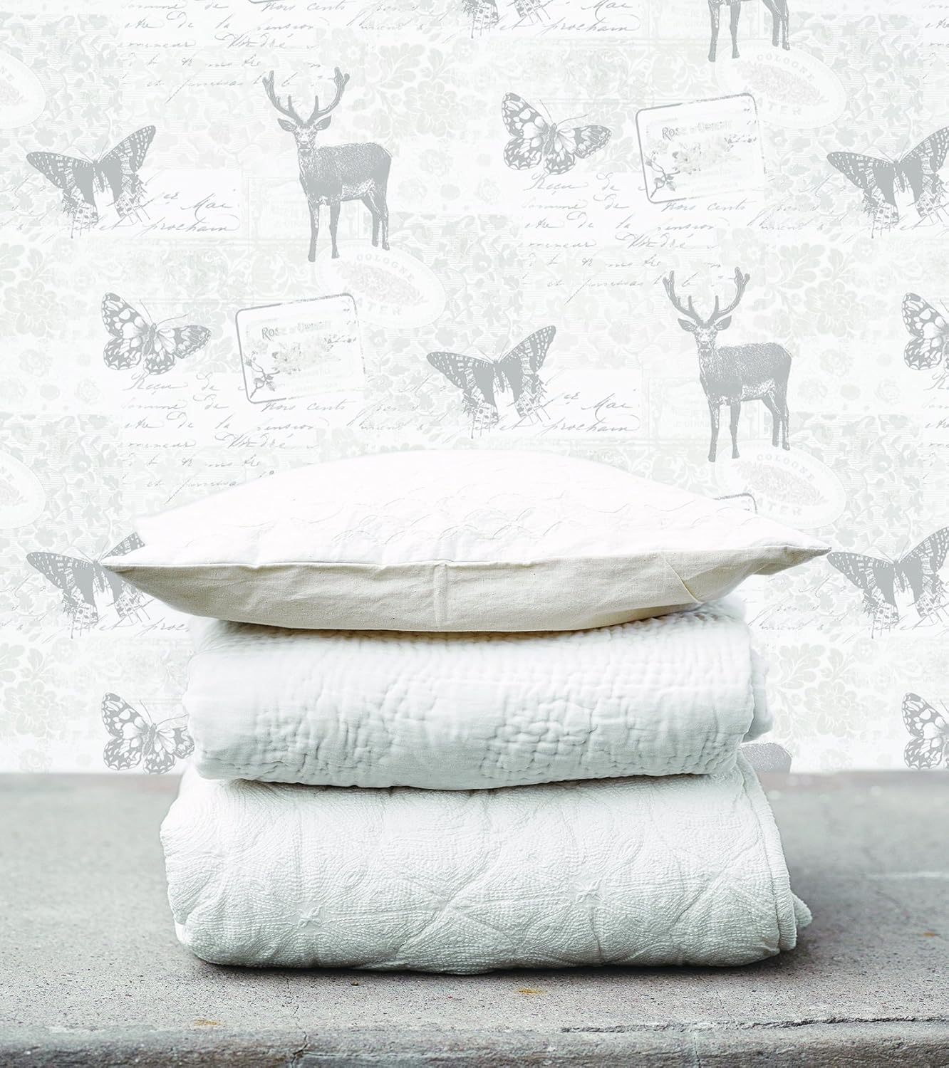 Galerie G56298 Nordic Elements Vintage Wildlife Wallpaper, Greige, 10m x 53cm - Image 4