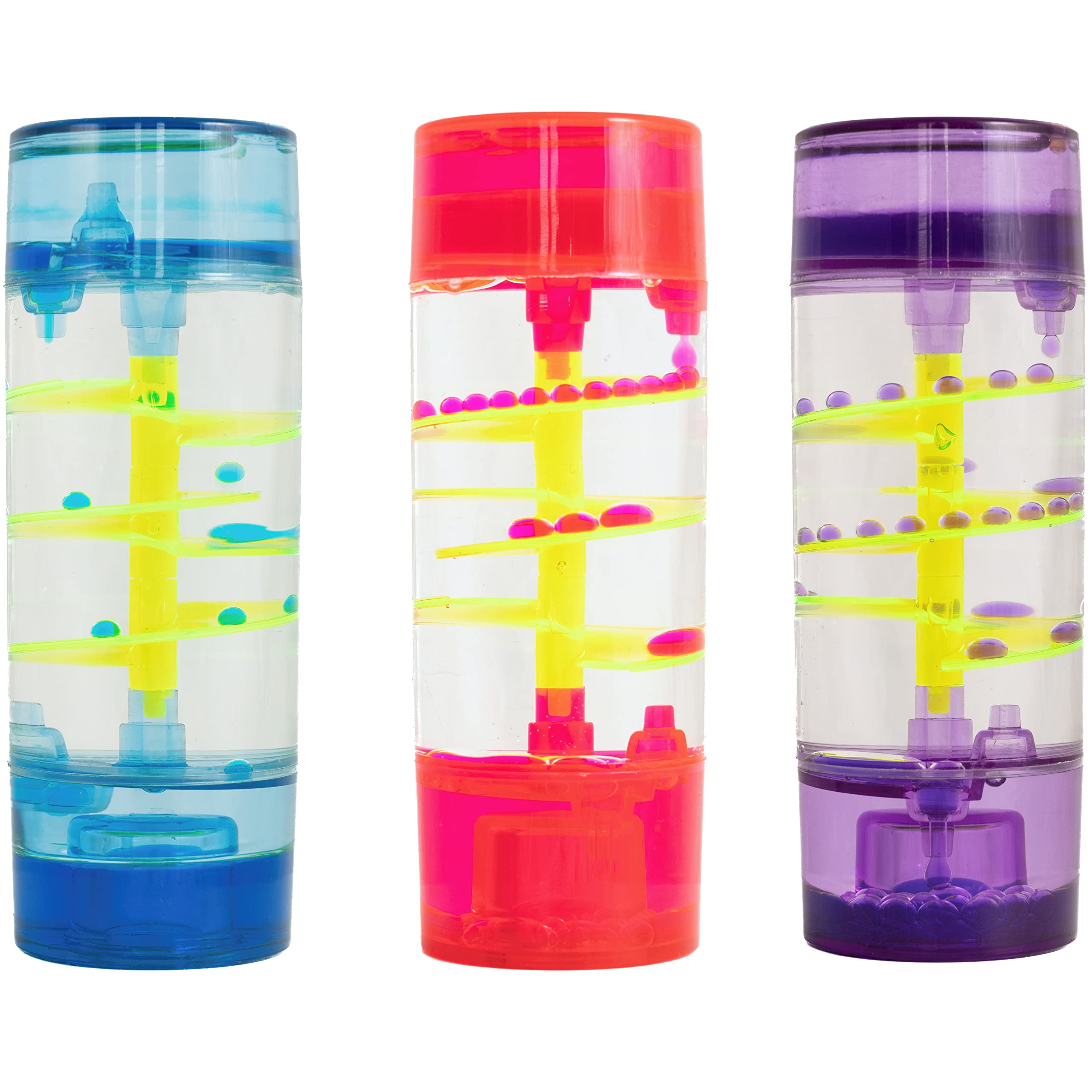 VIRTUENITY Liquid Sensory Spiral Dot Timer for Autism, Sensory Needs, ADHD, Stress Relief, Anxiety. Autism Special Needs Sensory Fidget. Choice of Colour. (1pc Green), (LDT-PARENT)