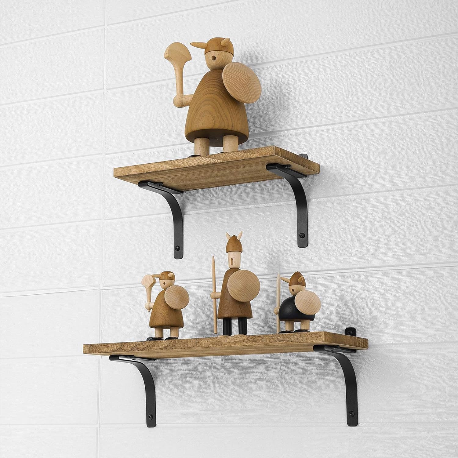 Ophanie Floating Shelves Wall Mounted, Rustic Wood Wall Storage Shelves for Home Decor Bedroom, Living Room, Bathroom, Kitchen, Office, Set of 3: Furniture & Decor