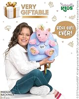 Naturally KIDS Medium Pink Unicorn Backpack for Girls 5-7 Years view 5